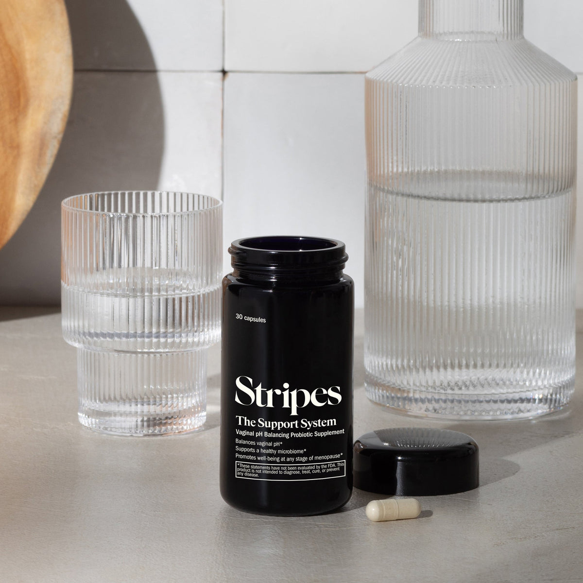 The Support System - Vaginal Pre + Probiotic Supplement - Stripes