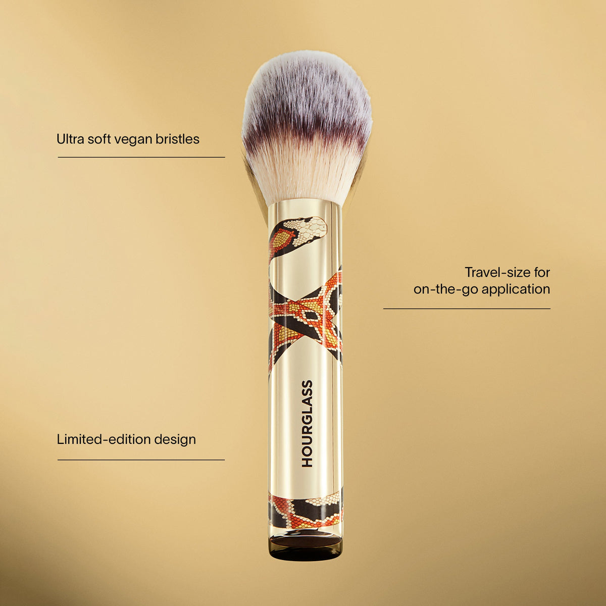 Veil Travel Powder Brush - Snake - Hourglass Cosmetics