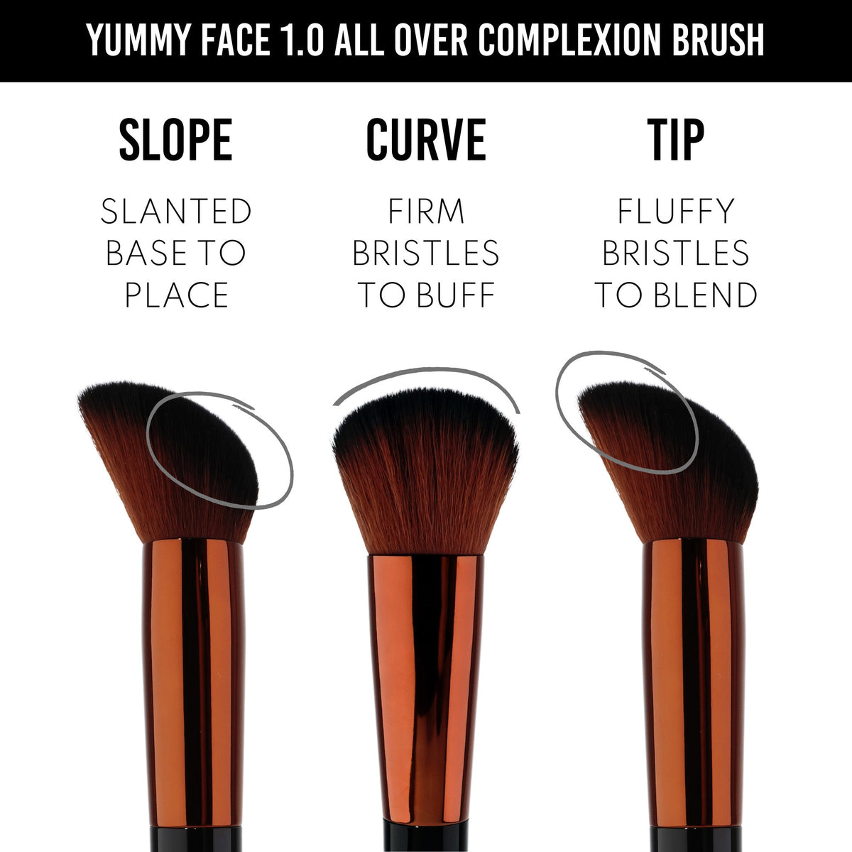 Yummy Face 1.0 All Over Complexion Brush - Danessa Myricks Beauty