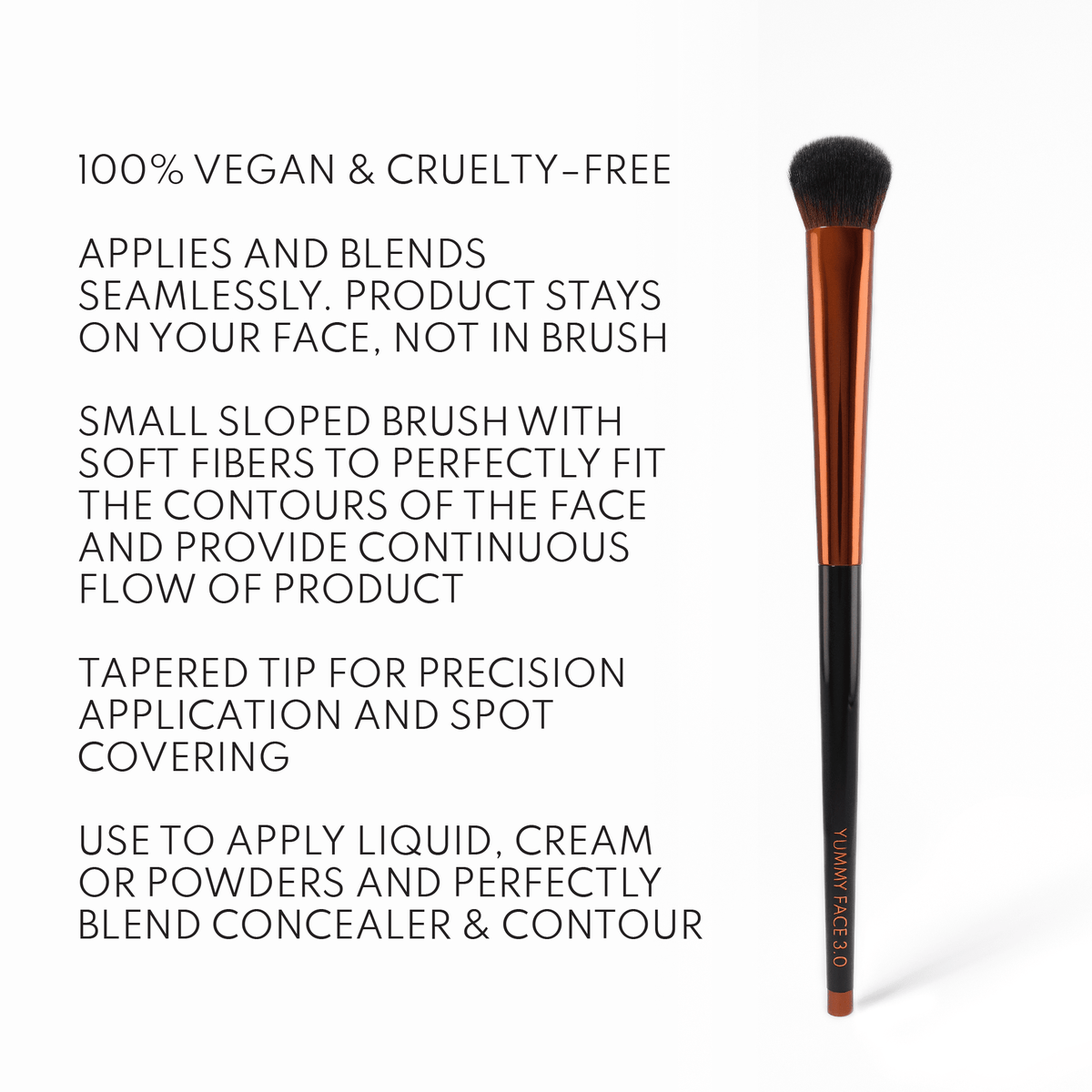 Yummy Face 3.0 All Over Concealer Brush - Danessa Myricks Beauty