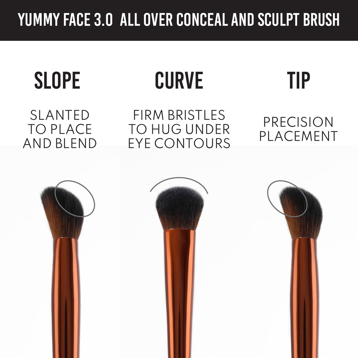 Yummy Face 3.0 All Over Concealer Brush - Danessa Myricks Beauty
