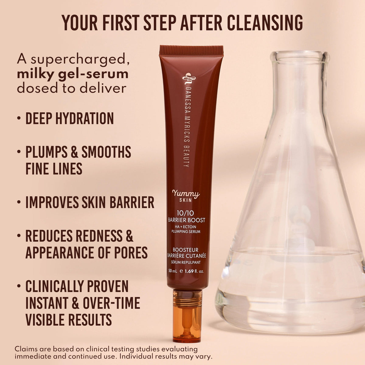 Yummy Skin 10/10 Barrier Boost Hyaluronic Acid + Ectoin Plumping Serum - Danessa Myricks Beauty