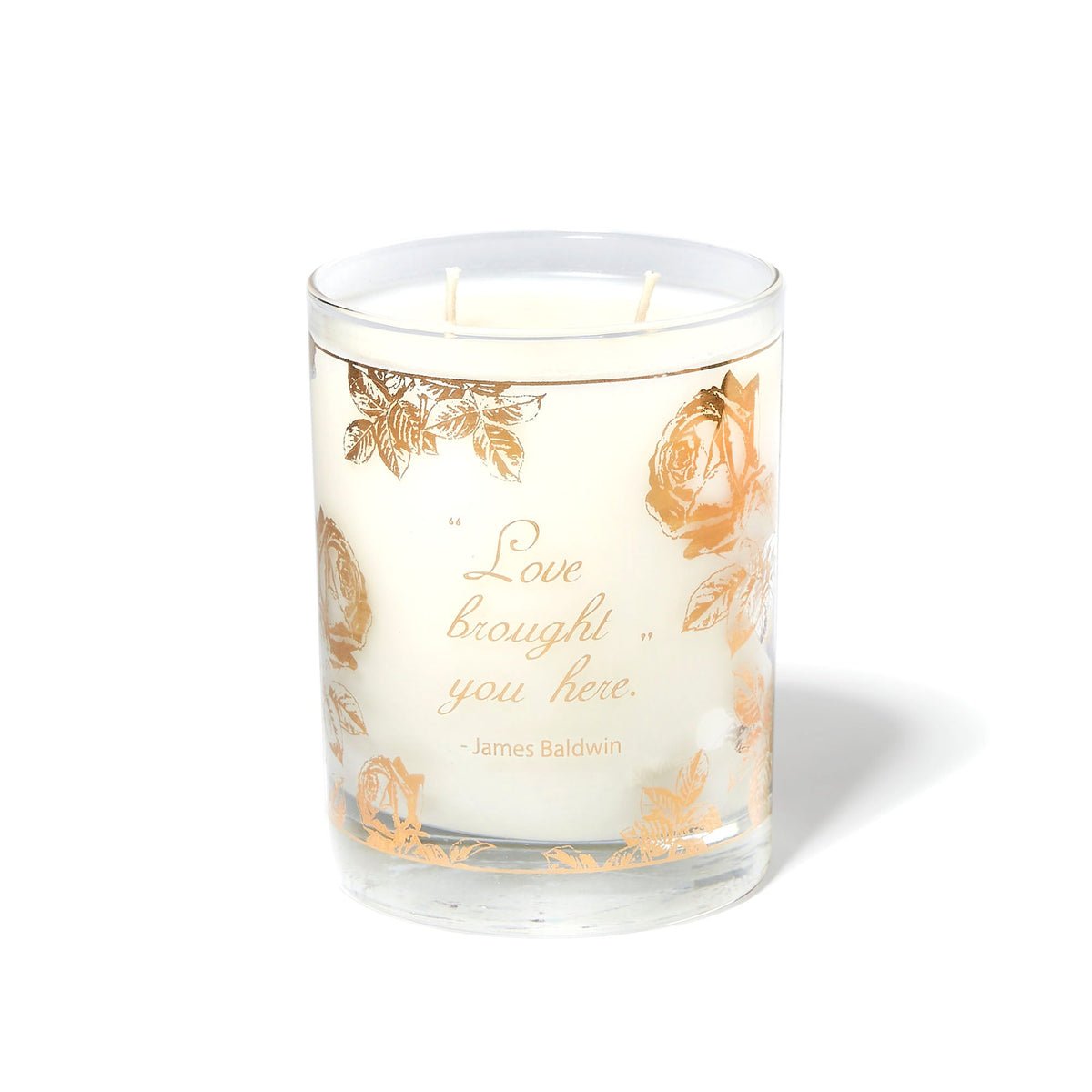 22K Gold James Baldwin "Love" Luxury Candle - Harlem Candle Company