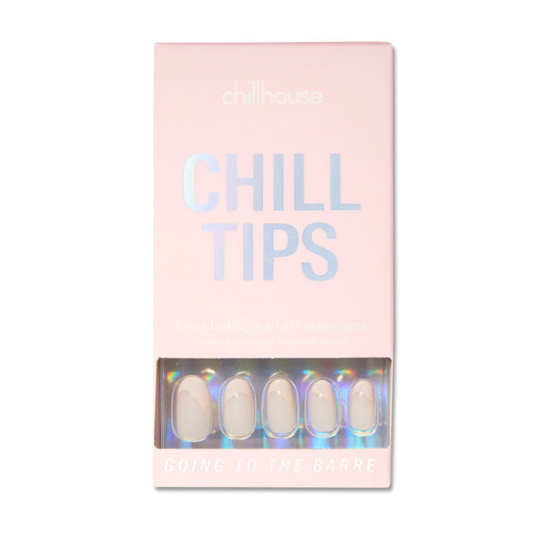 A non-toxic, reusable press-on nail set with chic artistic edge.