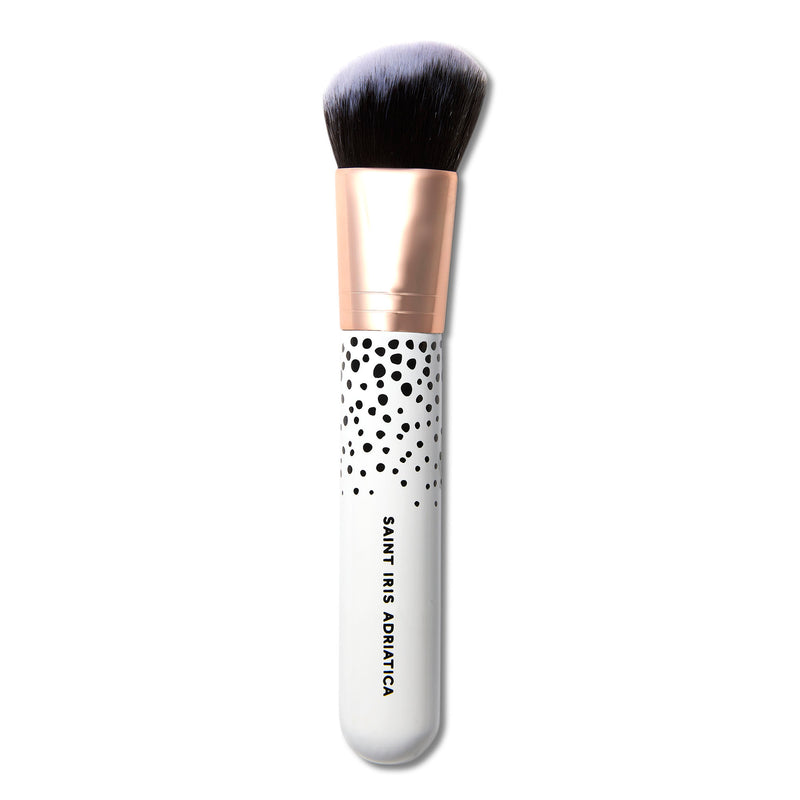 A cruelty-free brush suitable for mask and makeup applications.
