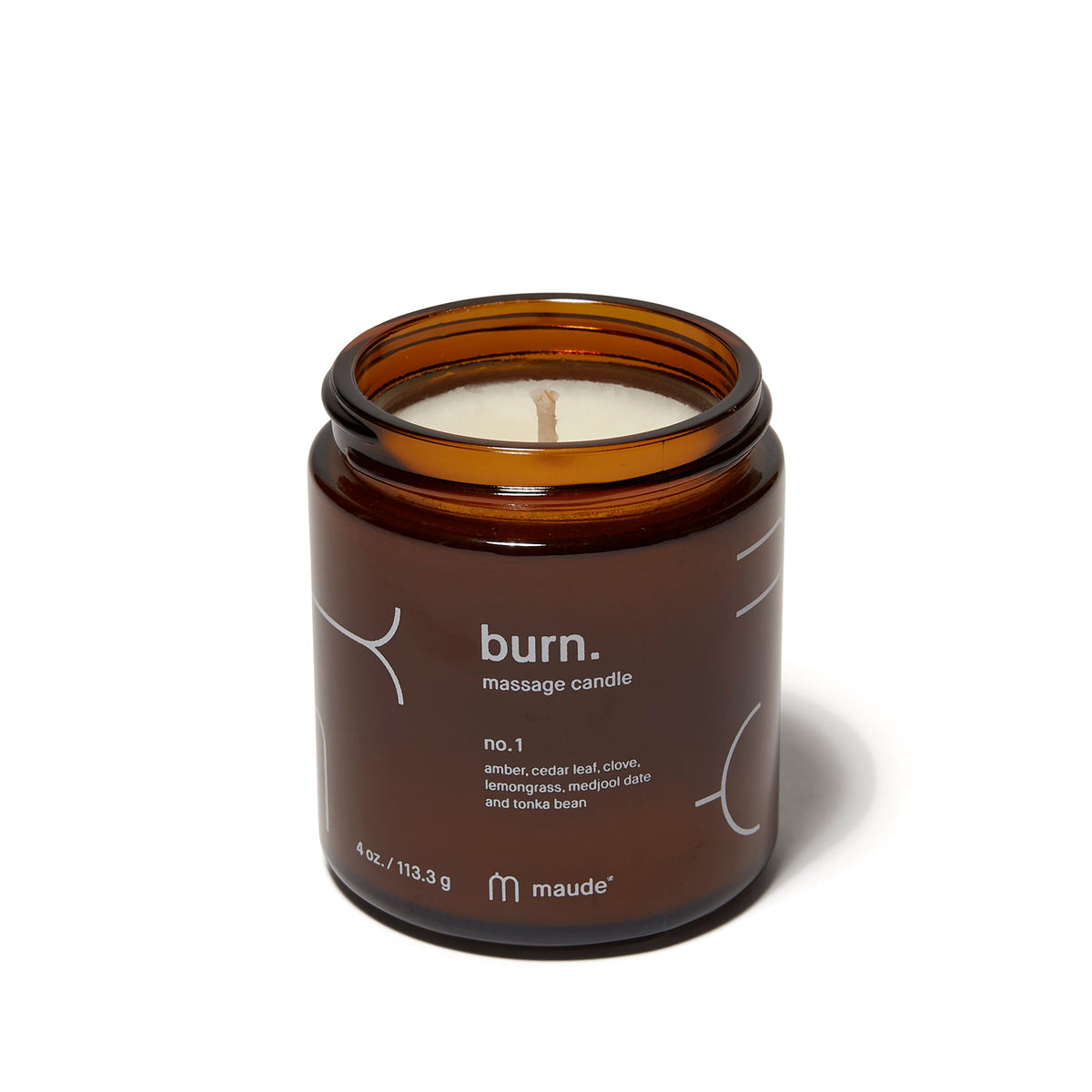 Burn Massage Candle No 1 - Maude