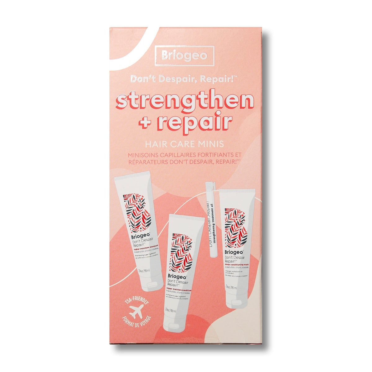 Don't Despair, Repair!™ Strengthen + Repair Hair Travel Kit - Briogeo